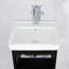Meuble-lavabo simple 16,9 po Maycie avec comptoir en céramique Maycie