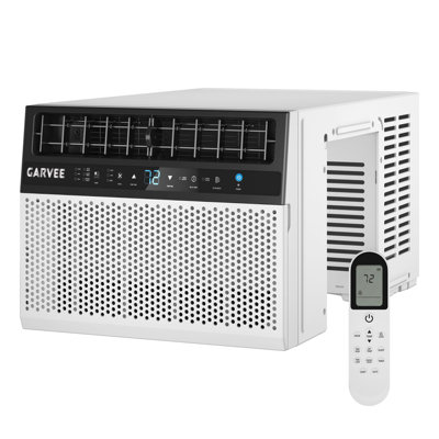 Climatiseur de fenêtre en U 8 000 BTU, climatiseur ultra silencieux, refroidit 350 pieds carrés Ft, conception de fenêtre ouverte, télécommande
