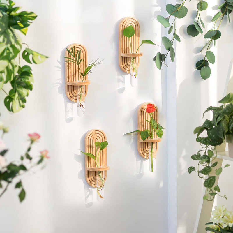 Dorrianne Wood Wall Planter