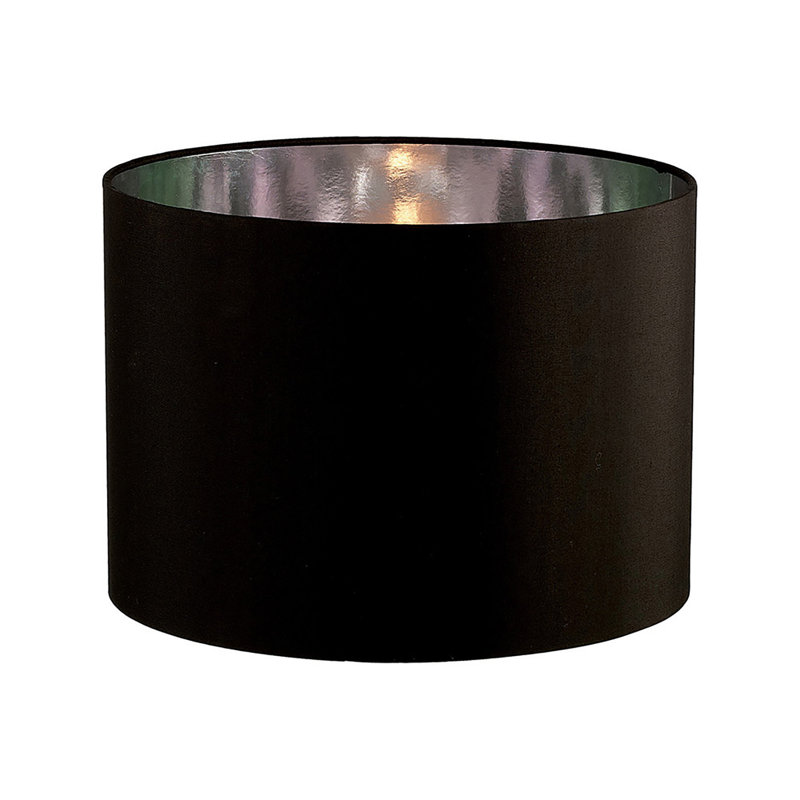 30cm H Paper Drum Lamp Shade ( Clip On ) in Black