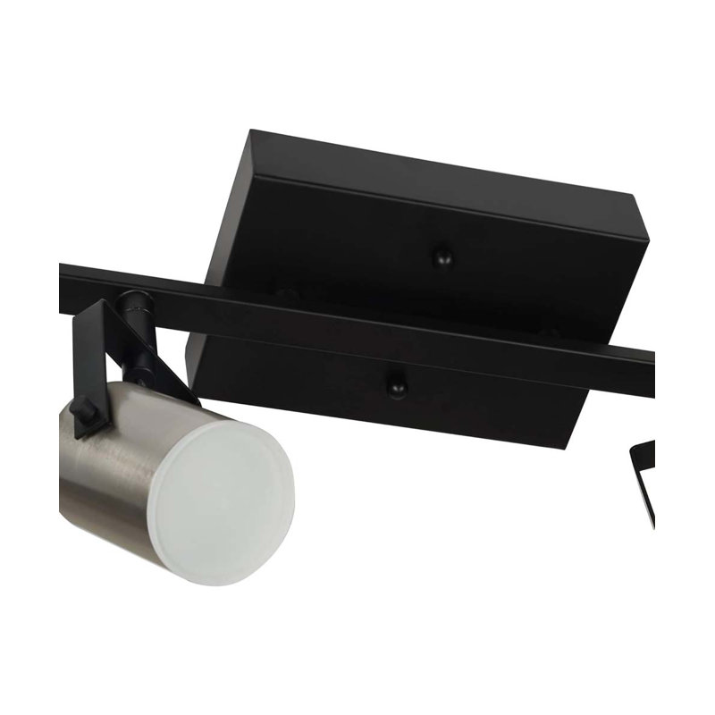 Catalina 33" Matte Black and Brushed Nickel LED Track Light