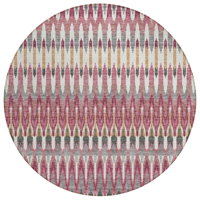 Tapis rond 8 po Merlot