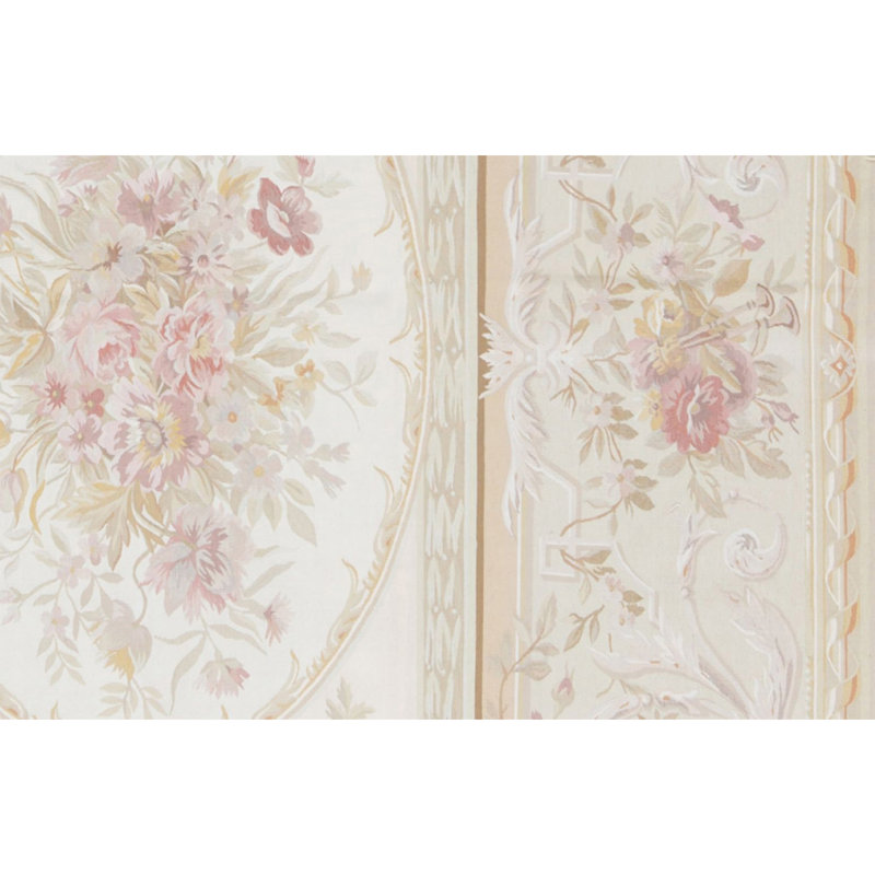 Aubusson Renaissance Handmade Wool Oriental Area Rug