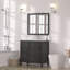 35.5" Bathroom Vanity , Modern Bathroom Cabinet with Basin, Bathroom Storage Cabinet with Soft Closing Doors and 3 Drawers, Munich Black