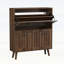 Armoire à chaussures moderne avec finition rainurée verticale-827269419