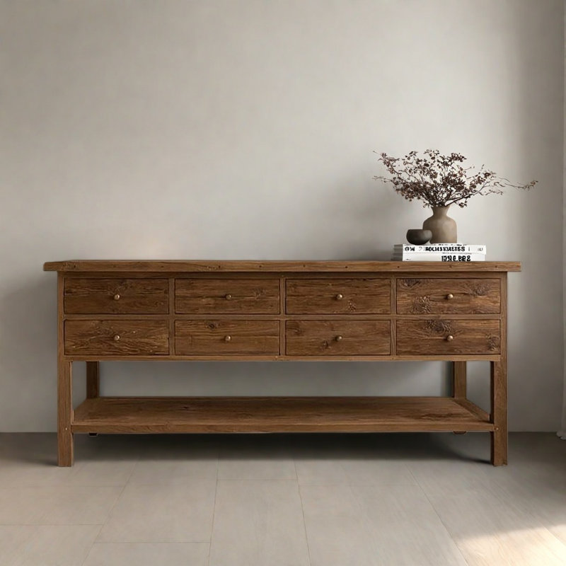 Console champêtre rétro