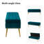 Banc de rangement rembourré en velours Kajana-1706549057