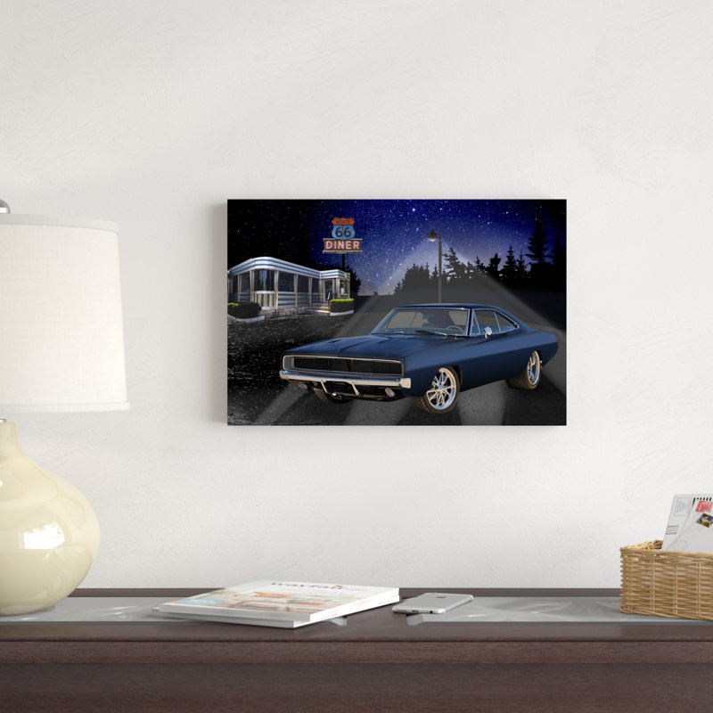 Diners And Cars VI, H 12 po x l 18 po x P 1,25 po