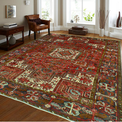 Melode One-of-a-Kind 7'10" X 10'10" 2022 Wool Area Rug Red