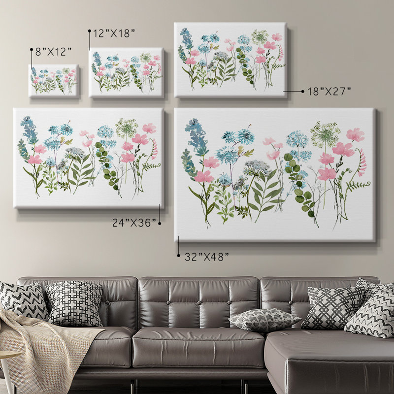 Toile tendue avec châssis Spring Meadow Premium - prête à être accrochée, H 18 po x l 27 po