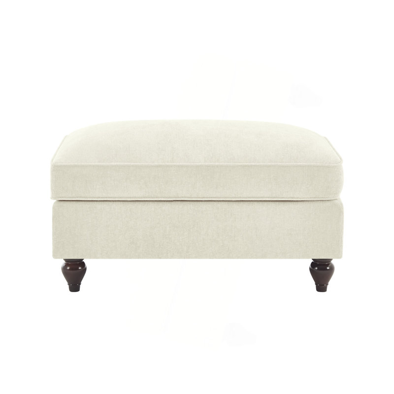 Repose-pieds spécial chenille （OTTOMAN SEULEMENT), Beige / Blanc