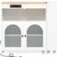 Large Capacity Kitchen Island On Wheels, Led Lights, White, & Reliable With Storage Compartment, Functional Versatile-121108472