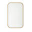 Narkissos Rectangle Solid And Engineered Wood Wall Mirror