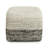 Macie 18"W Handcrafted PET Polyester Boho Indoor/Outdoor Square Pouf with Polystyrene Filling