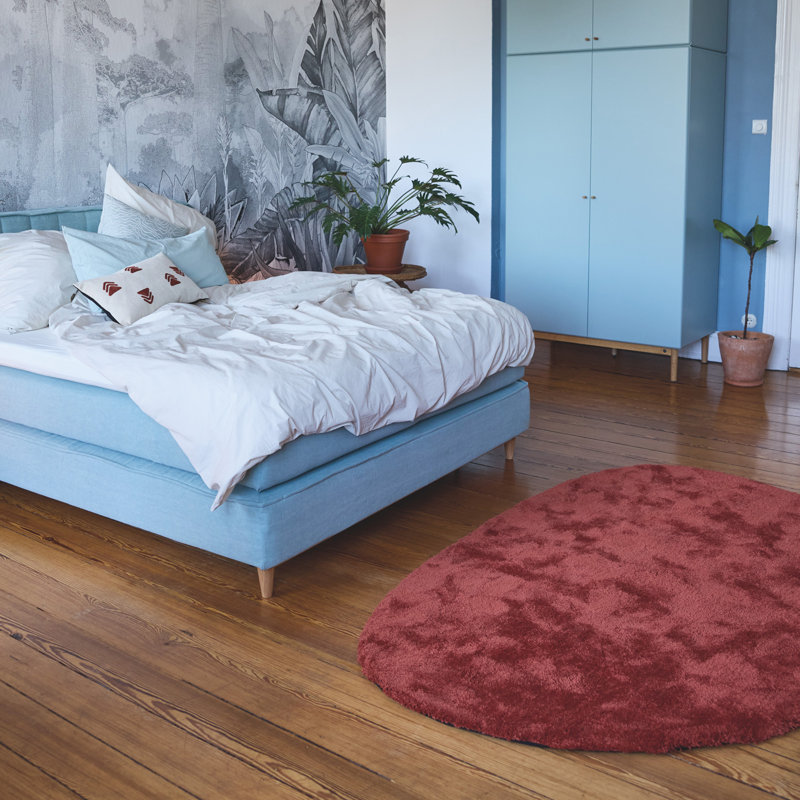 Solid Colour Hand Tufted Shag Area Rug, Novelty 135 x 200cm
