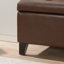 Repose-pieds en cuir avec rangement Marliese-121935979