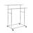 65" Dual Bar Adjustable Industrial Garment Rack