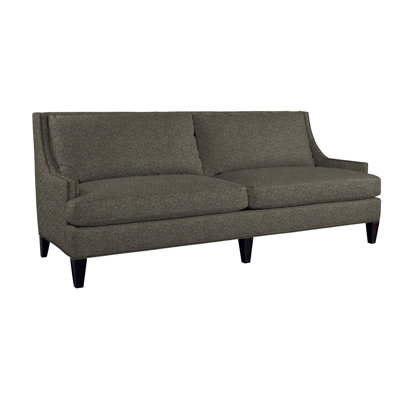 Royce 87" Linen Recessed Arm Sofa with Reversible Cushions