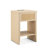 Rattan Drawer Nightstand End Table Set of 2  with Built-in Charging Station and LED light for Bedroom Living Room 