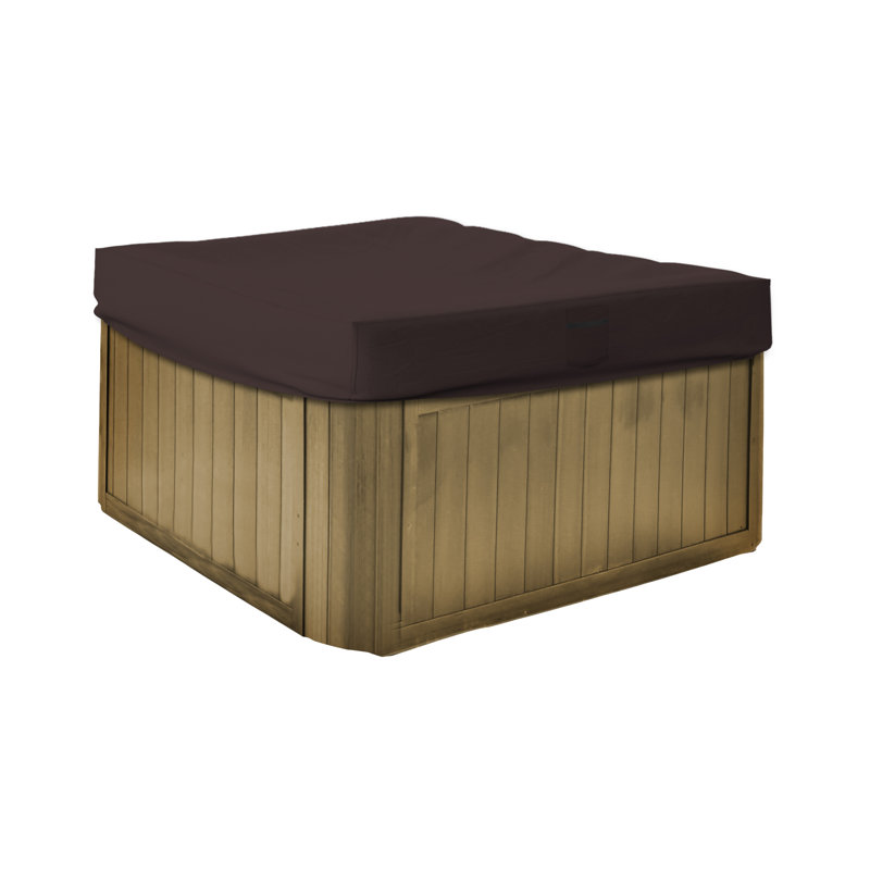 Couvre-abri d'extérieur pour spa Hot tub, H 14 po x l 85 po x P 85 po, Café