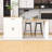 Extendable Kitchen Island with Drawers, Double-Door Cabinet, Open Shelving and Telescoping Countertop-397698574