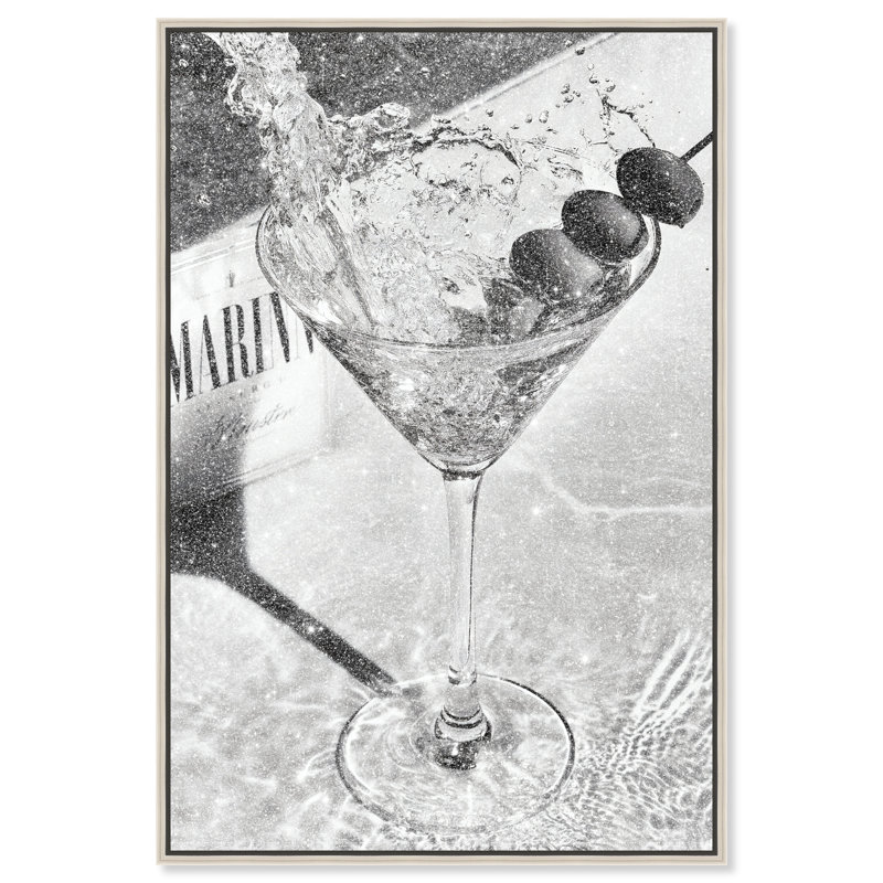 Chill Time II Print by Oliver Gal, 46"H x 31"W, Silver Floater Frame