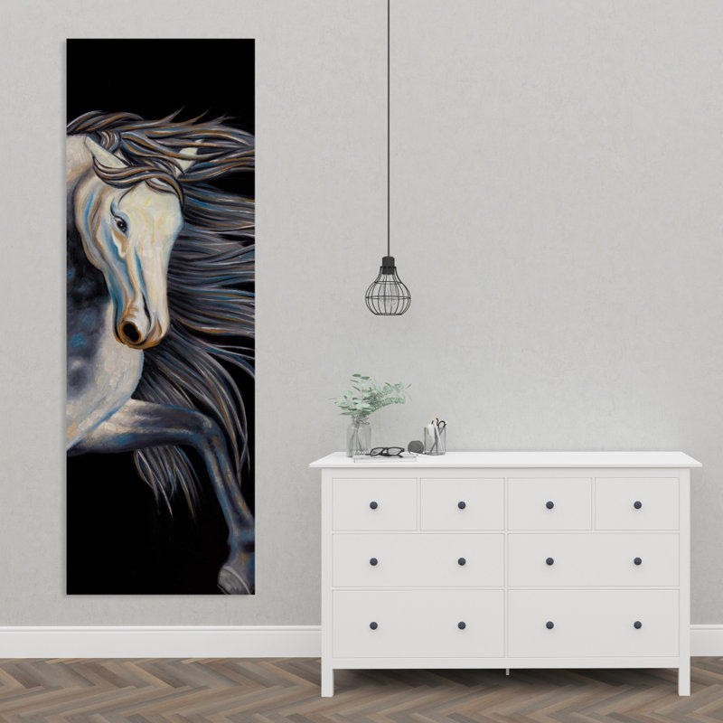 Cheval abstrait - Toile d'animaux de ferme de l'Ouest pour la décoration intérieure