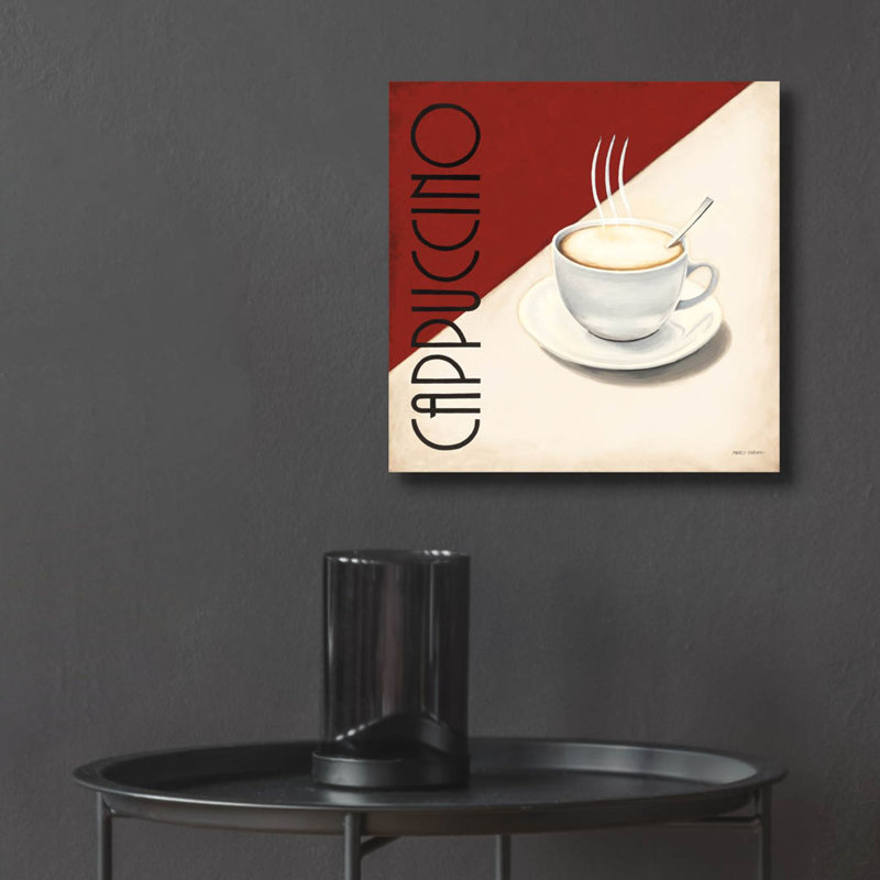 «Cafe Moderne 2» par Marco Fabiano, art mural en verre acrylique, H 12 po x l 12 po x P 0,13 po