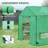 10 x 10 Heavy-duty Walk-in Hobby Greenhouse with Zippered Doors, Mesh Windows-119617695