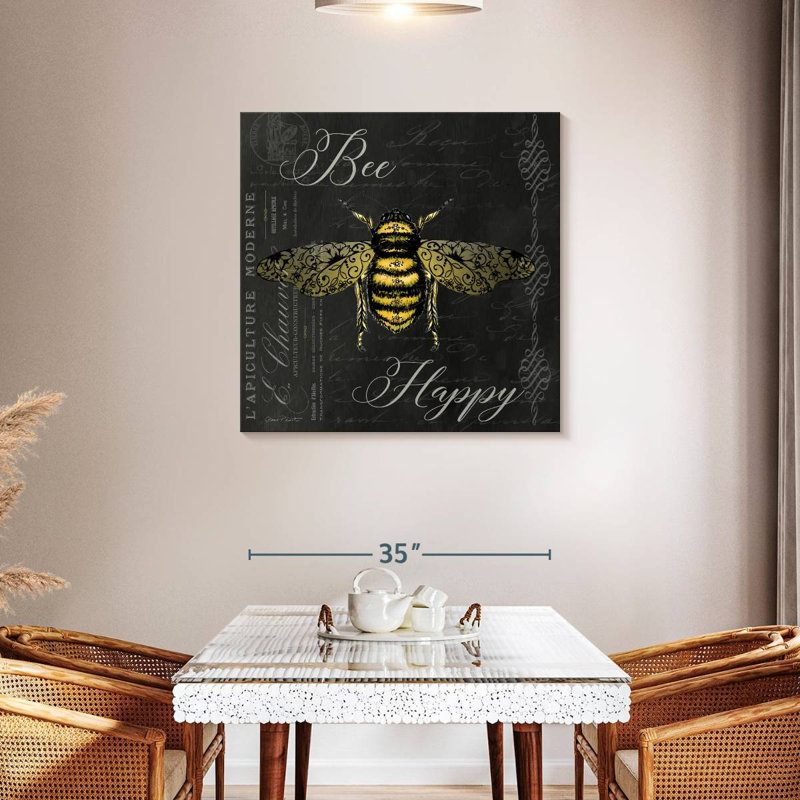 Crowle Bee Happy, 36" H x 36" W