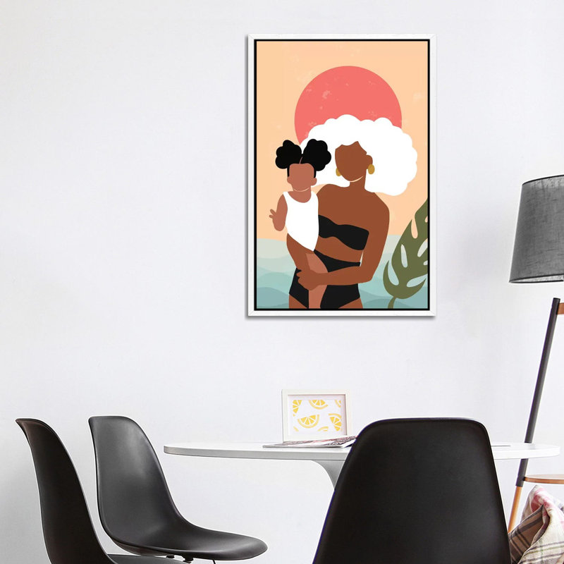 Juneteenth by Domonique Brown - Print on Canvas, 101.6 cm H x 66.04 cm W, White Framed Canvas