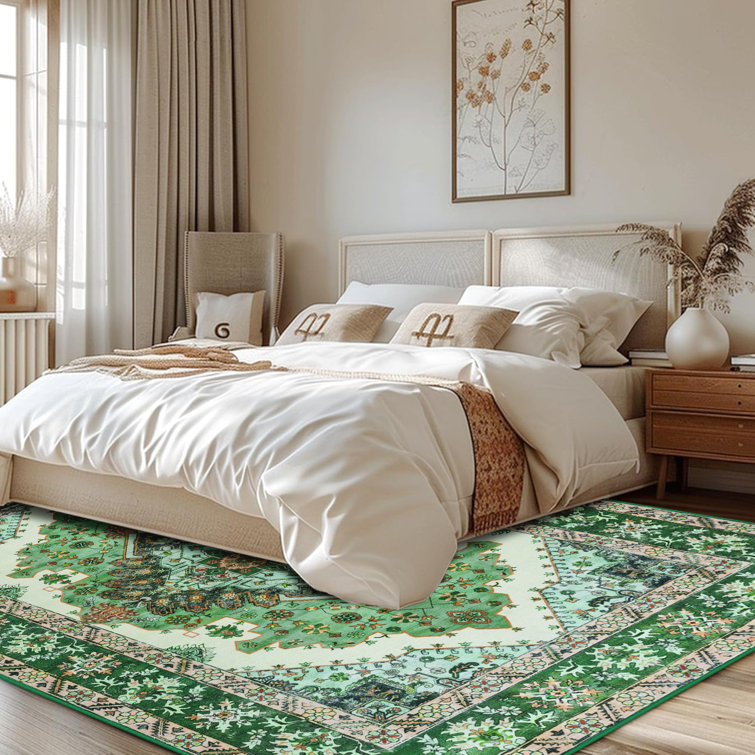 Tapis gris lavable à la machine Groner