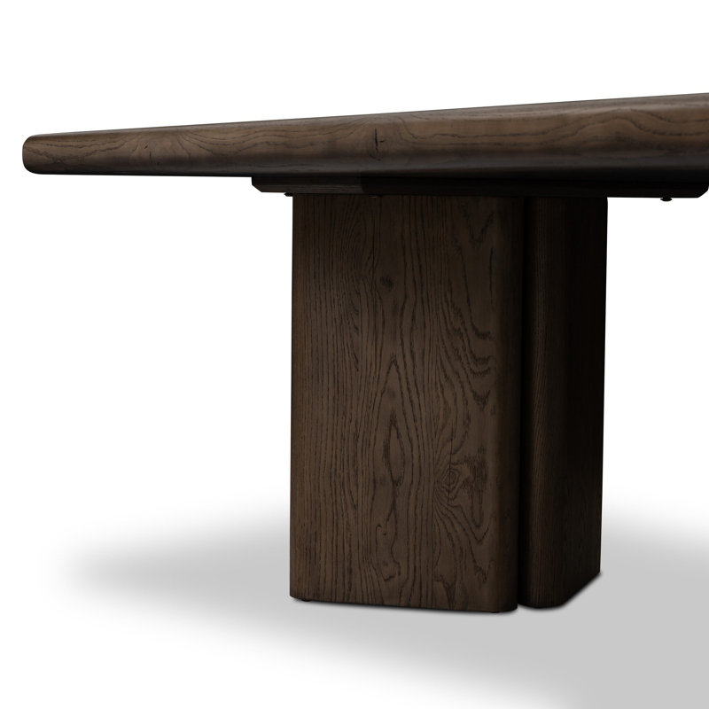 Castro Dining Table 96"-Grey Reclaimed French Oak-One Size, Gray Reclaimed French Oak