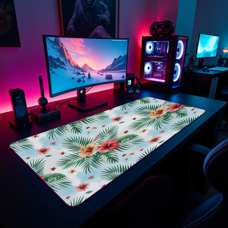 Polyester Desk Pad, 14.4x12.1
