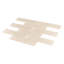 Apollo 12" x 12" Glass Brick Joint Mosaic Wall & Floor Tile