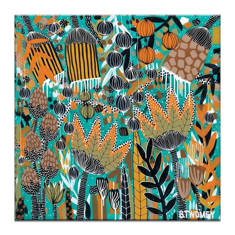 All Along Sunset by B.Twomey - Print, Wrapped Canvas, 44.5cm H x 44.5cm W x 6.4cm D