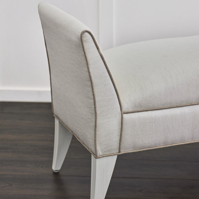 Elise Textured Bench, 28" H x 74" W x 20" D