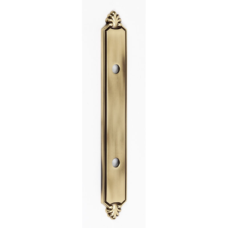 Bella Brass Back Plate, Polished Antique