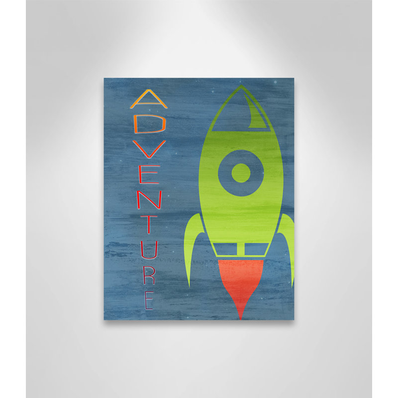 Space Explore 2, impression sur papier, H 14 po x l 11 po x P 1,5 po, Canevas