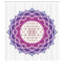 Rideau de douche Ambesonne Mandala fuchsia Yantra-94636934
