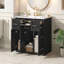 Meuble-lavabo de salle de bain avec lavabo encastré et tiroirs-147829724