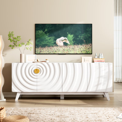63" W Tv Stand With Adjustable Shelf by Latitude Run