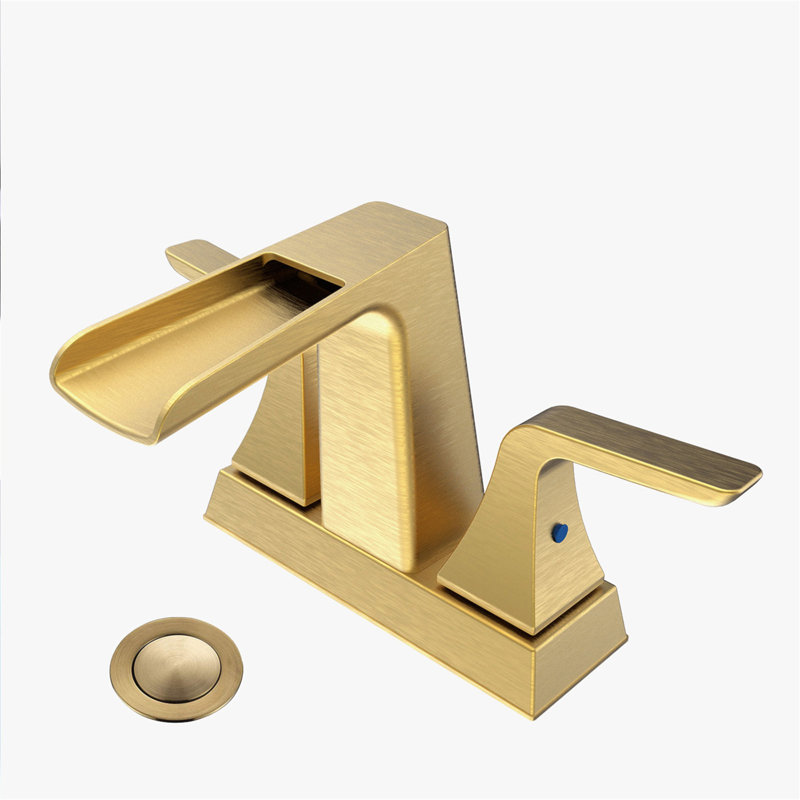 Robinet pour salle de bain à deux poignées à 4 poignées à deux poignées