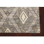 Tapis de la zone en laine 5 pi x 7 pi 11 po one-of-kind à la main noué la new age