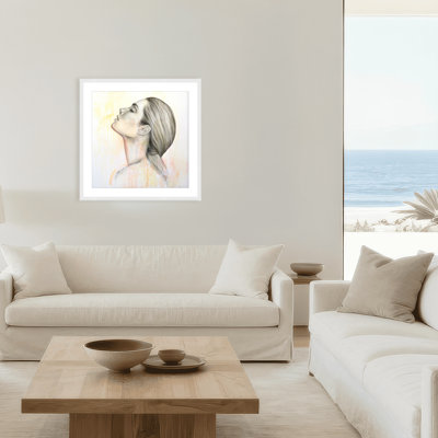 Classic Elegance Surrender I by Megan James - Floater Frame Print on Canvas