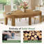 Oval Solid Wood Dining Table