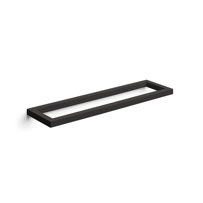 Gerla Wall Mounted Towel Bar, Matte Black