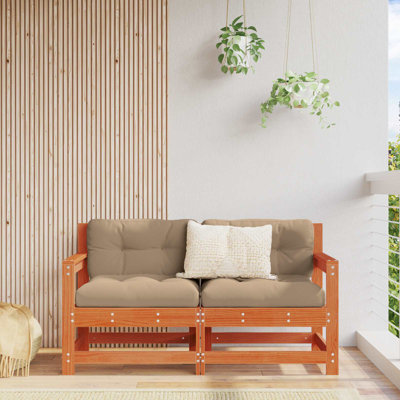 132cm Wide Patio Sectional Set