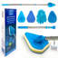 Bathroom Cleaner Kit Telescopic Tile and Grout Scrubber