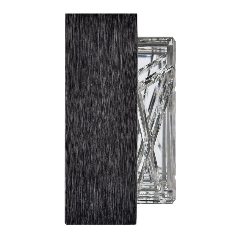 Lucus 2 - Light LED Vanity Light, Satin Brushed Black